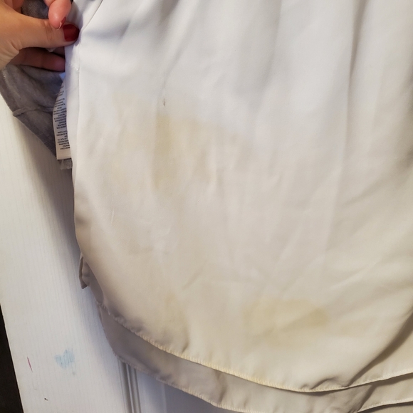 White House Black Market Grey Boat Neck Sequin Long Sleeve Blouse (Size XS) - Picture 16 of 16